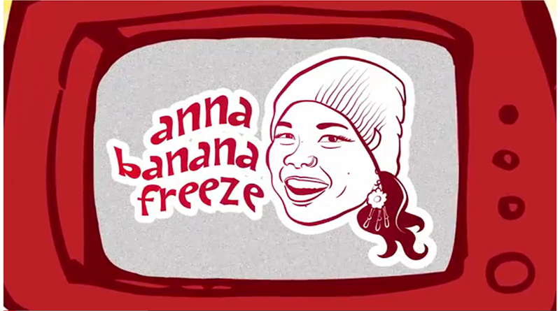 Screenshot of The NED Show's video of how Mini BREAKS instructor and founder, Anna Banana Freeze became a b-girl!