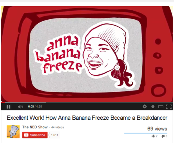 Watch this video: How I (Mini BREAKS instructor Anna Banana Freeze) became a b-girl!