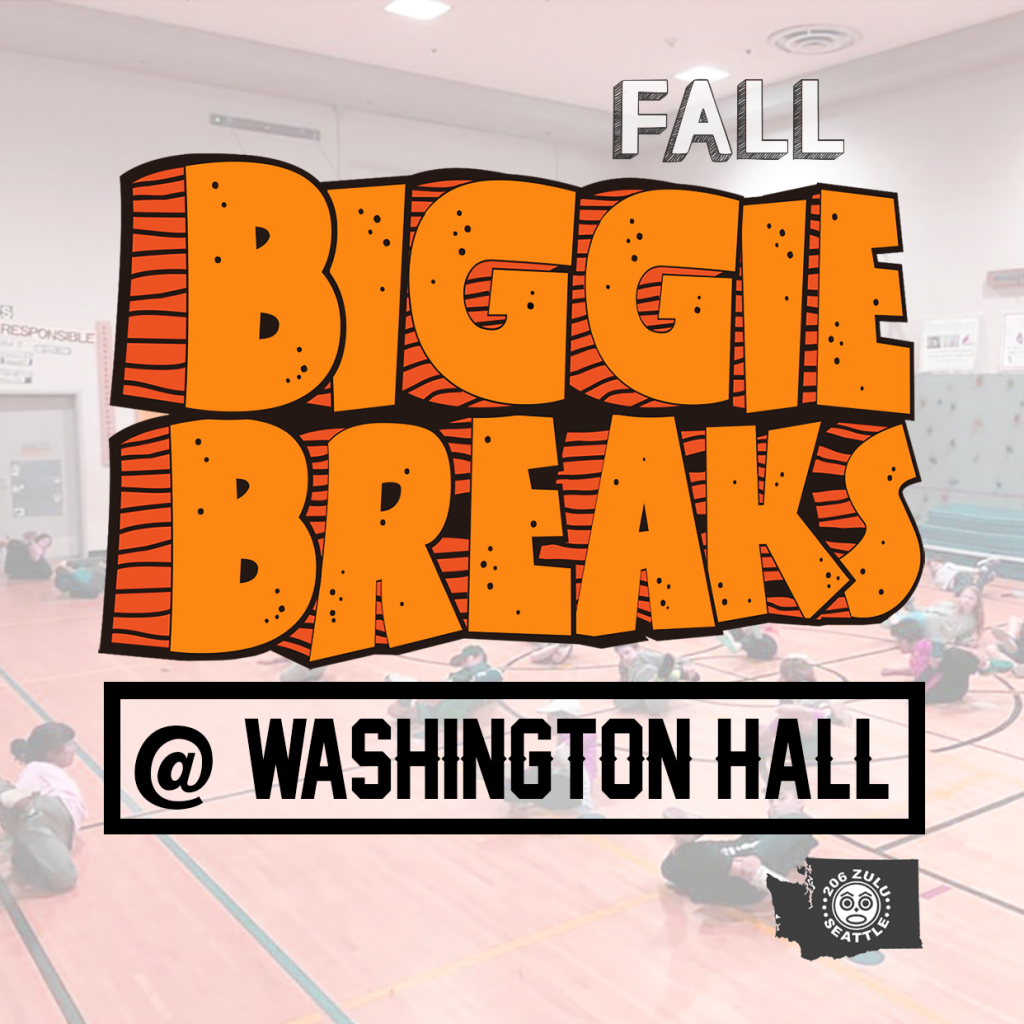 Biggie BREAKS beginning ("break dance") class for kids ages 5-10, taught by b-girl Anna Banana Freeze in Seattle.